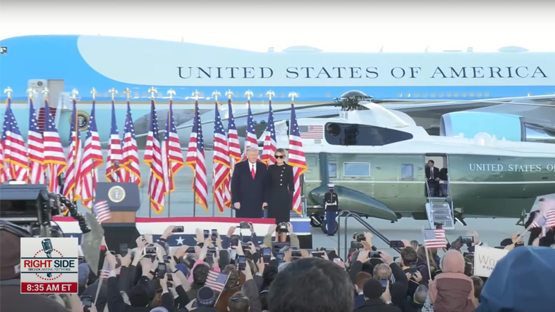 Watch: President Trump Full Farewell Speech at Joint Base Andrews Sendoff