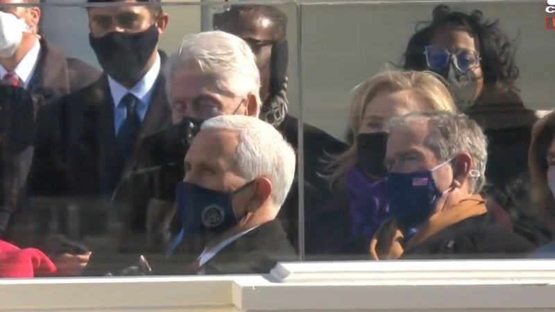 Watch: Bill Clinton Snoozes Through Biden’s Inauguration Speech