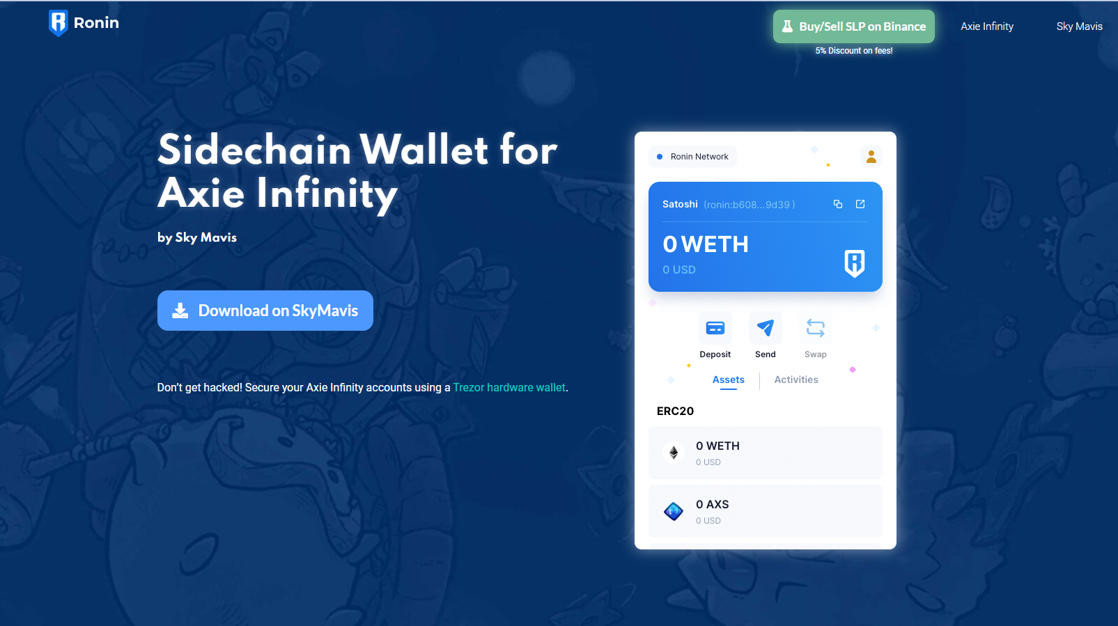 RONIN WALLET – WELCOME TO RONIN – THE AXIE INFINITY WALLET – Ronin wallet
