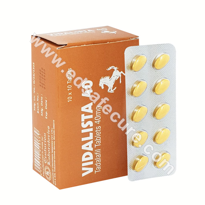 Buy Vidalista 40 Mg: Best Pill To Cure Erectile Dysfunction