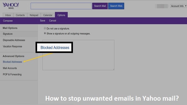 How to stop unwanted emails in Yahoo mail? | Helpyahoomail