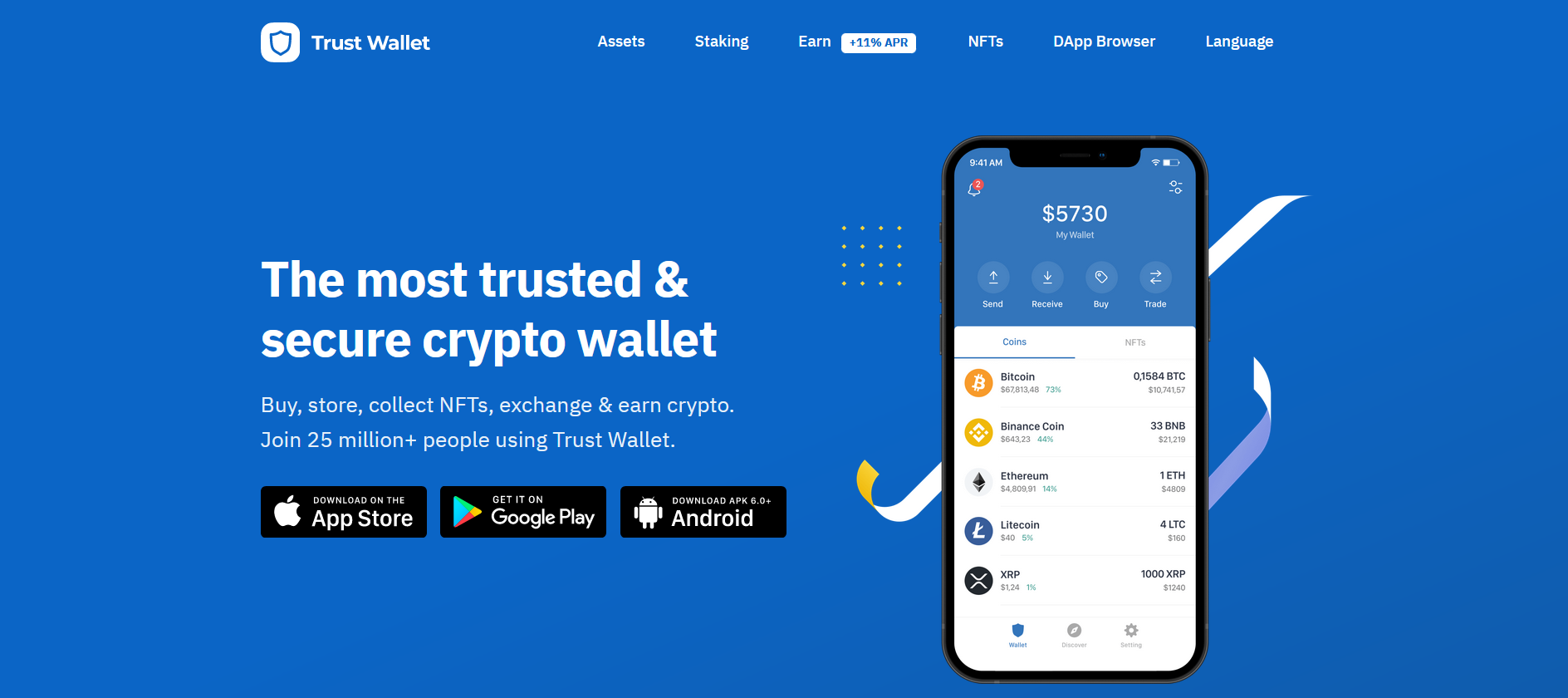 Trust Wallet: Best Cryptocurrency Wallet | Ethereum Wallet​ -