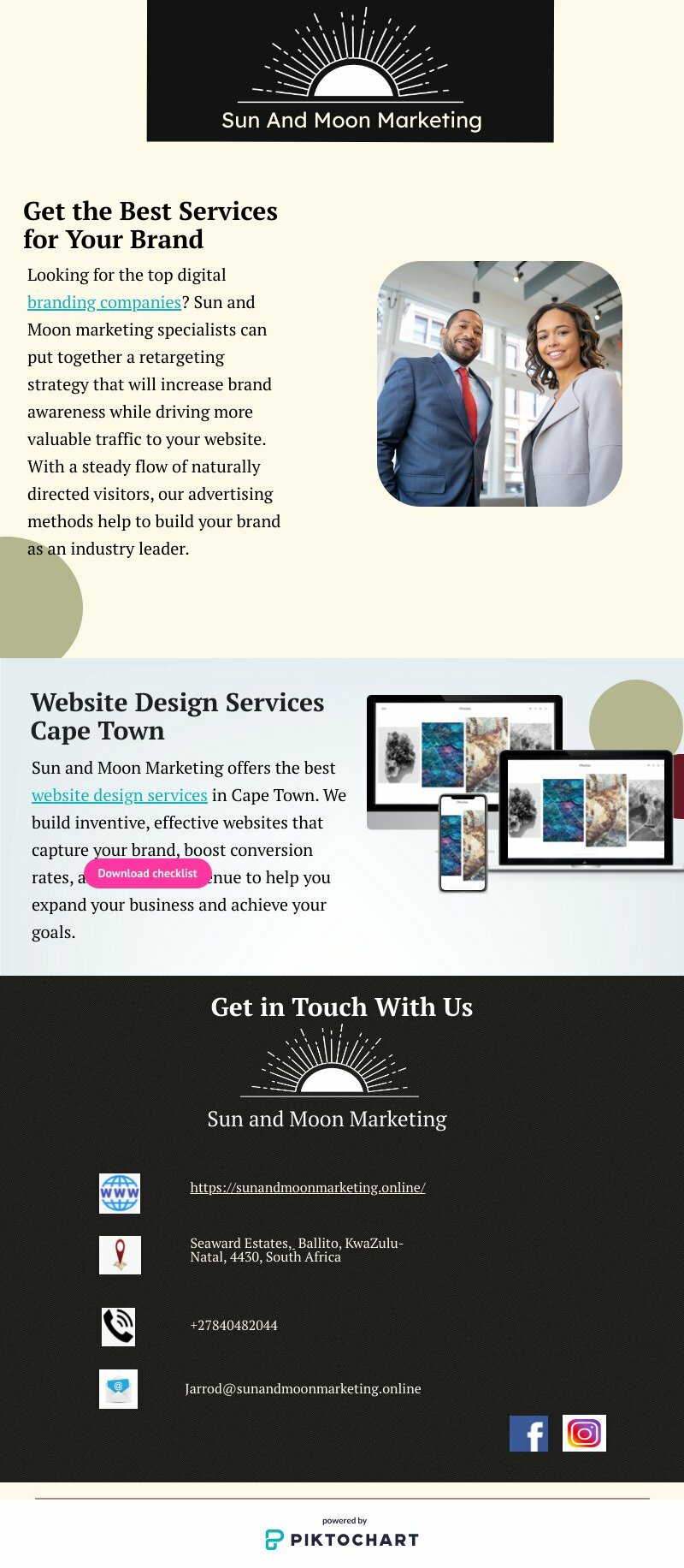 Get the Best Services for Your Brand | Piktochart Visual Editor