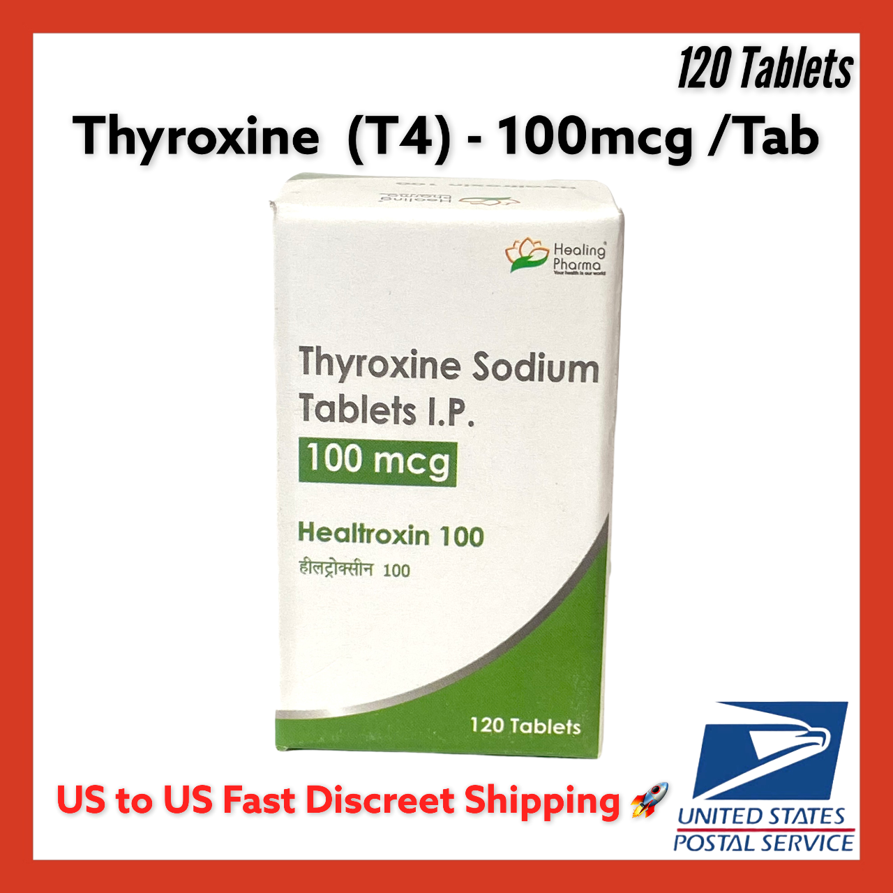 T4 (Thyroxine SODIUM) - 100mcg