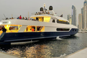 Sunset Cruise Dubai Marina - Sunset dinner cruise Dubai - Mala Yachts