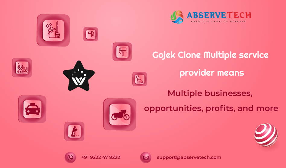 Ashok P: Gojek Clone Multiple service provider means - Multiple businesses, opportunities, profits, and more.