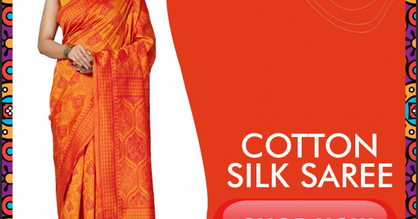Buy Cotton Silk Saree