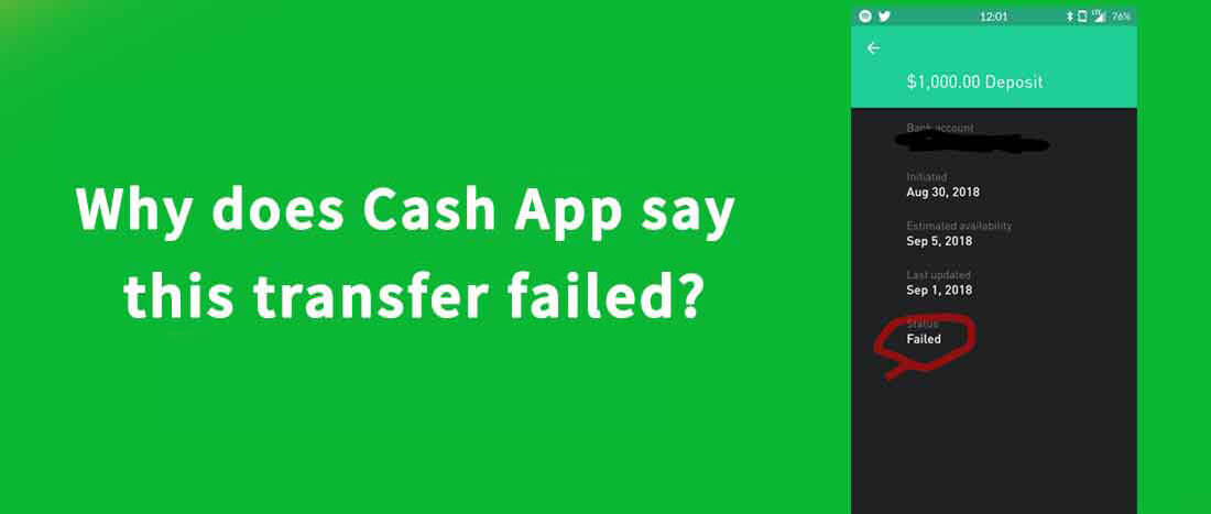 Fix Cash App Transfer Failed & Know Why Cash App This Transfer failed