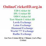 Online Cricket ID Org In Profile Picture