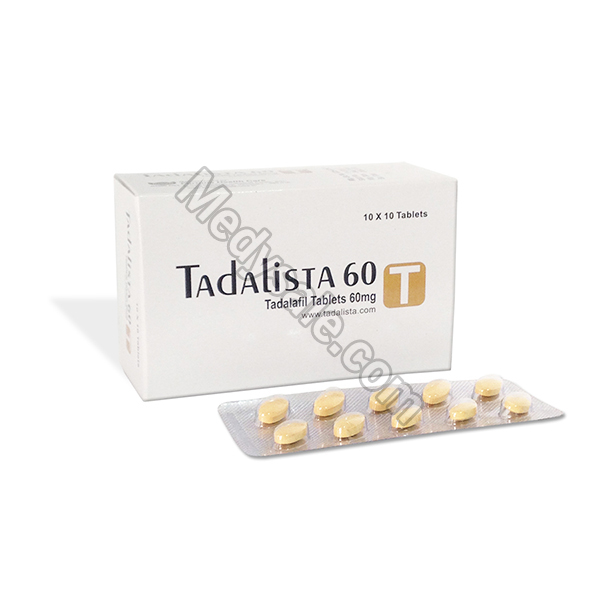 Tadalista 60 Mg | Tadafil | 20% OFF | Men's Erection Treat