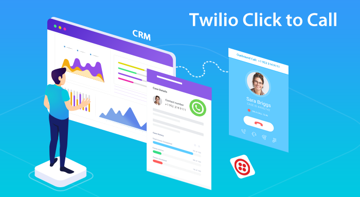 Twilio Click to call:Fast call communication CRM product