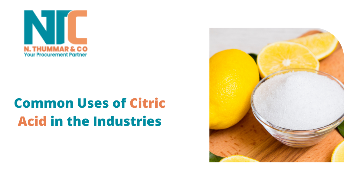 Common Uses of Citric Acid in the Industries | by Thummarsofficial | Aug, 2022 | Medium