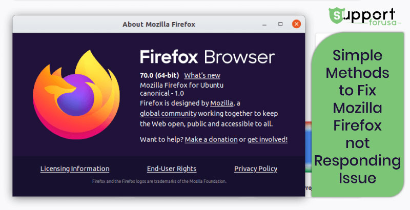 Simple Methods to Fix Mozilla Firefox not Responding Issue