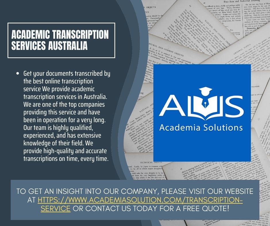 Academic Transcription Services Australia | Get your documen… | Flickr