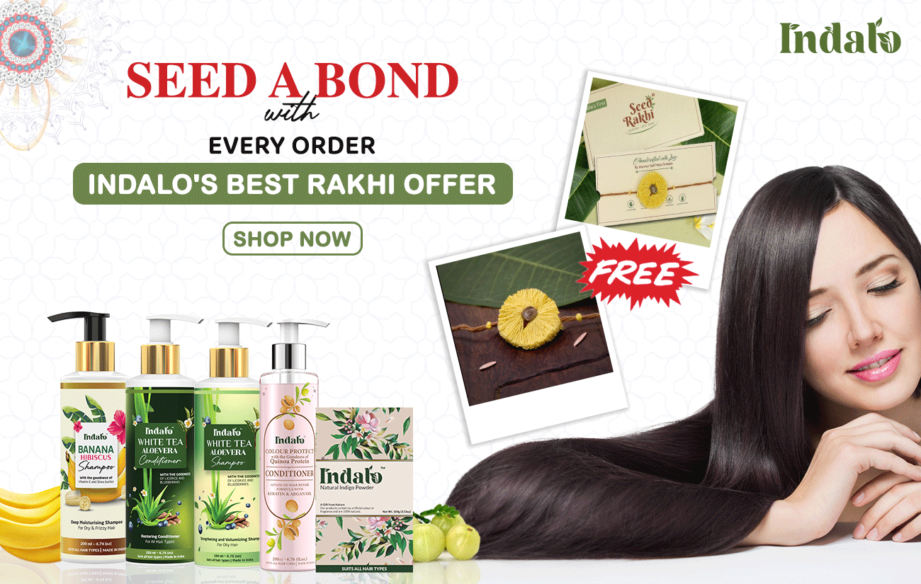 Exclusive and Best Rakhi Offer on Indalo Natural Hair Care Products
