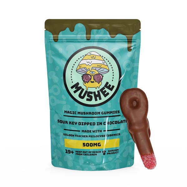 Buy Magic Mushroom Sour Key Chocolate Dipped- 500MG – Mushee Online - Buy Mushrooms Canada