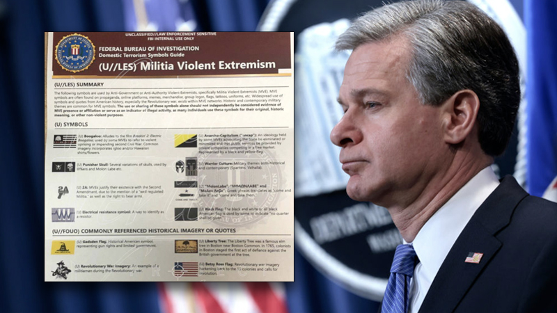 Leaked FBI List Reveals Gadsden Flag, Second Amendment, Revolutionary War Imagery As ‘Domestic Terrorism Symbols’