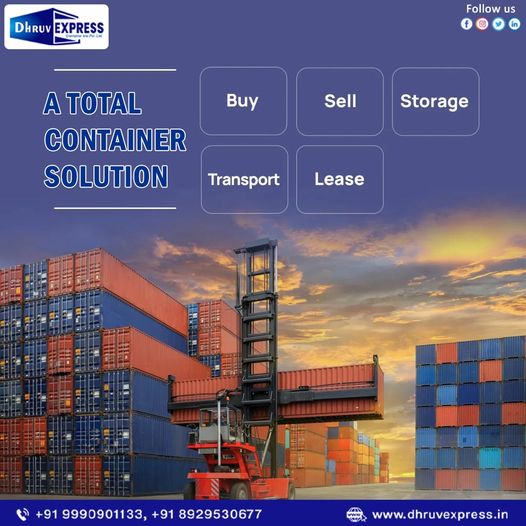 Get high-grade Shipping Containers from Dhruv Express - Dhruv Express