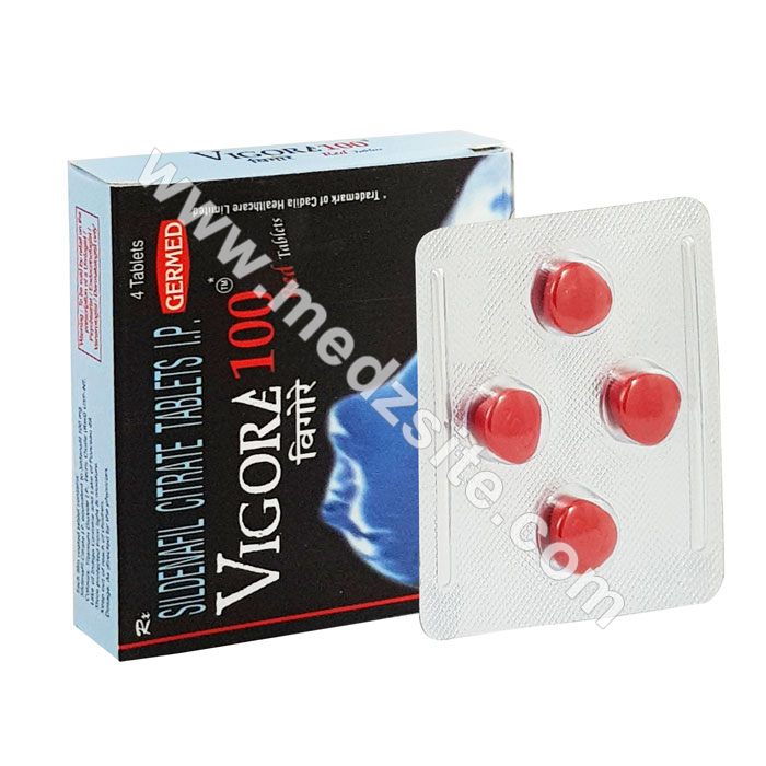Vigora 100 mg | Red Tablets For Men | $0.71 Per Pill | MZ