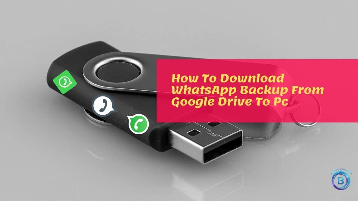 How To Download WhatsApp Backup From Google Drive To PC
