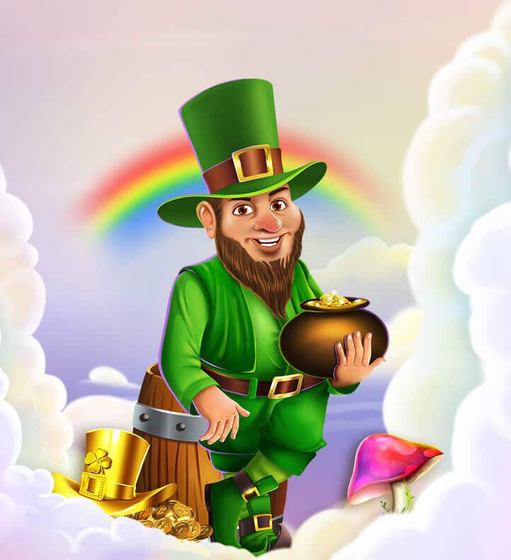 Cosmo Lepres Lucky Rainbow | Online Social Casino | Slots Games