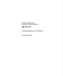 Unaudited Compilation Financial Report & Compiled financial statements