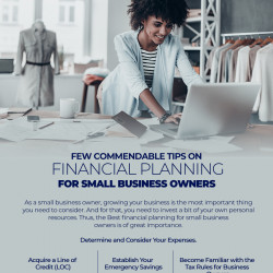 A Few Commendable Tips on Financial Planning for Small Business Owners | Visual.ly