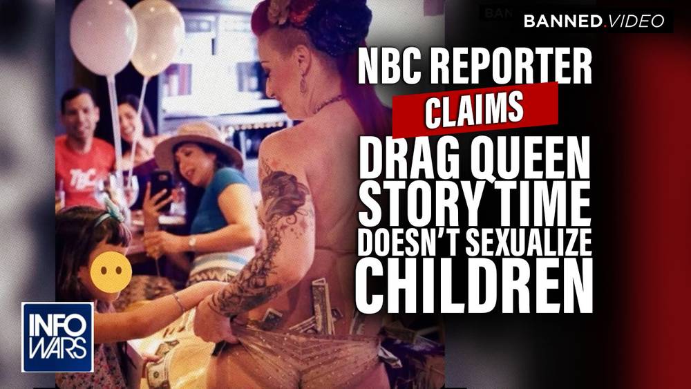 NBC Reporter Claims Drag Queen Story Time For Kids Doesn’t Sexualize Children