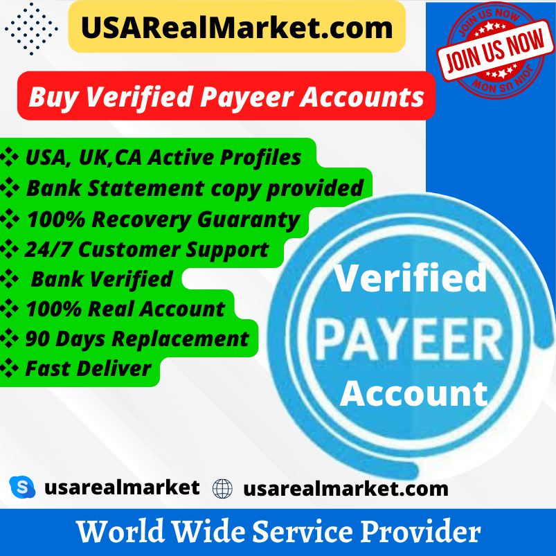 Buy Verified Payeer Accounts - 100% Safe & Genuine Account