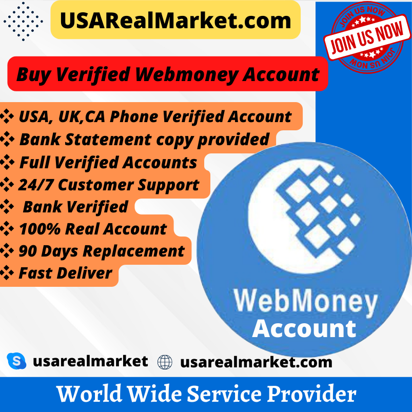 Buy Verified Webmoney Account - 100% Safe & Cheap ...