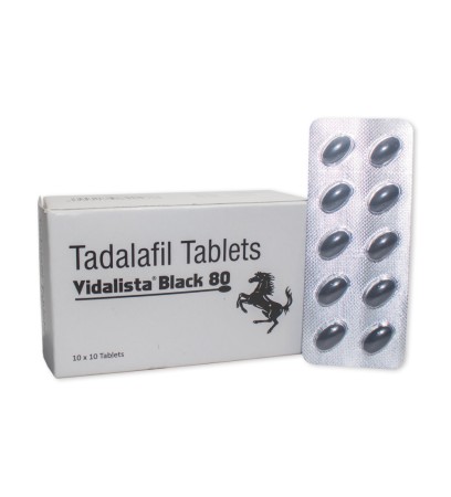 Vidalista Black 80 mg (Tadalafil) Order Today and Get Free Pills