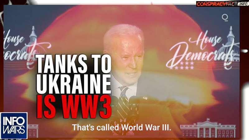 VIDEO: Joe Biden Admitted Sending Tanks To Ukraine Would Be World War 3 Months Before He Did Just That
