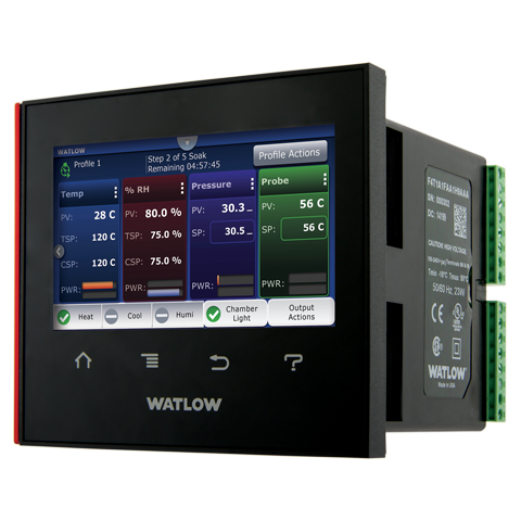 F4t1a1aaa1a1aaa One Loop Control | Watlow F4t Touch Screen Process Controller Supplies | Watlow F4t | Seagate ControlsWatlow F4T Touch Screen Process Controller Supplies | Watlow F4T | Seagate Controls