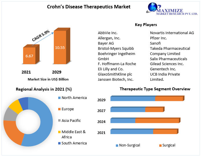 Crohn’s Disease Therapeutics Market: Industry Analysis (2022-2029)