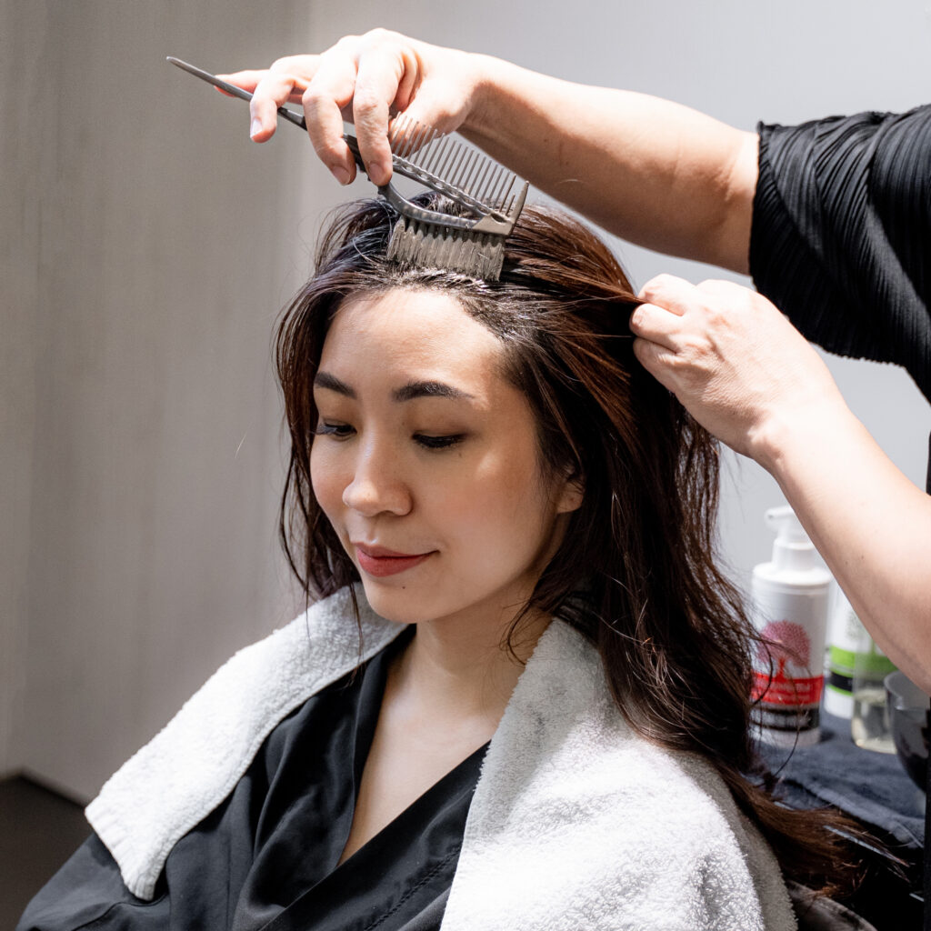 Korean Hair Salon for Natural Hair Scalp Treatment Singapore