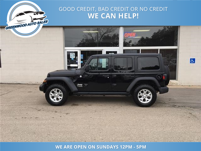 2021 Jeep Wrangler Unlimited Sport 4x4 UNLIMITED JEEP ON AWESOME CONDITION  AND SWEET IN BLACK COLOR>>> GREAT VALUE... BUY NOW AND SAVE at $43998 for sale in Greenwood - Greenwood Auto Sales