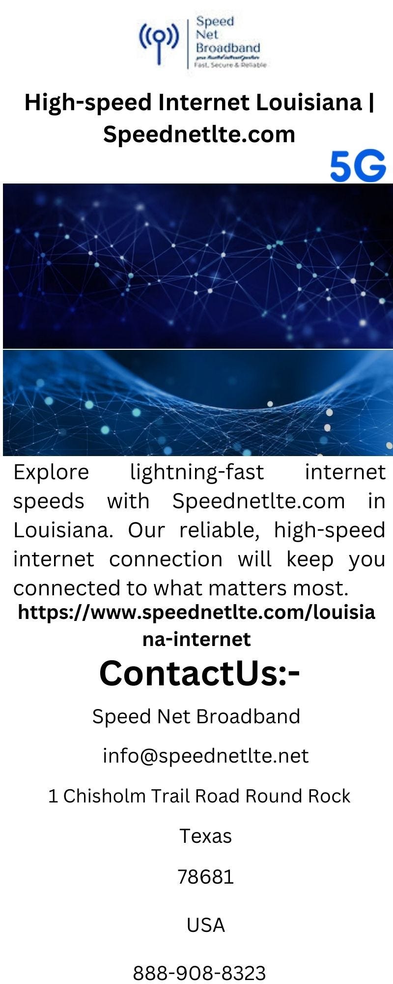 High-speed Internet Louisiana | Speednetlte.com - Speed Net Broadband - Medium