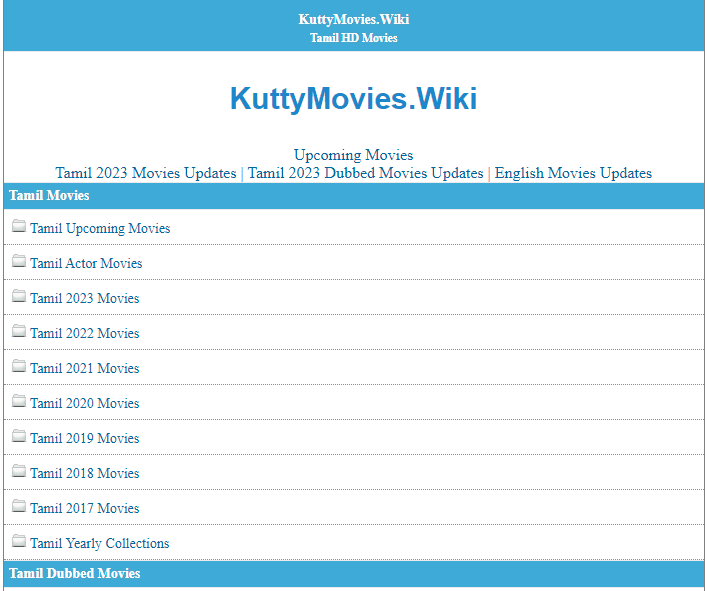 KuttyMovies 2023 Full HD Download Tamil Movies - Home