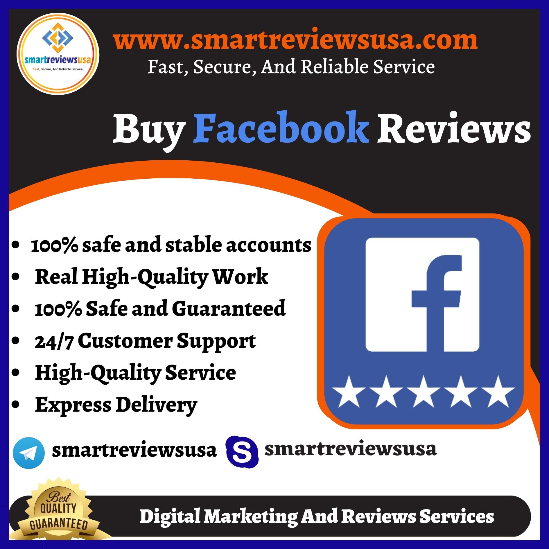 Buy Facebook Reviews | 5 Star Page Reviews Real Targeted
