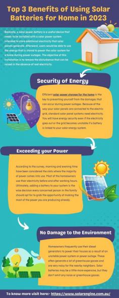 Top 3 Benefits of Using Solar Batteries for Home in 2023    Investing