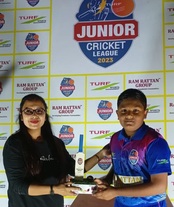 Krishna and Hardik shines at Turf Junior Cricket League - Sportzoclock