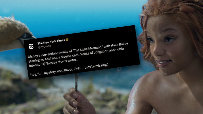 NY Times Ripped for Lamenting Lack of ‘Kink’ in New ‘Little Mermaid’