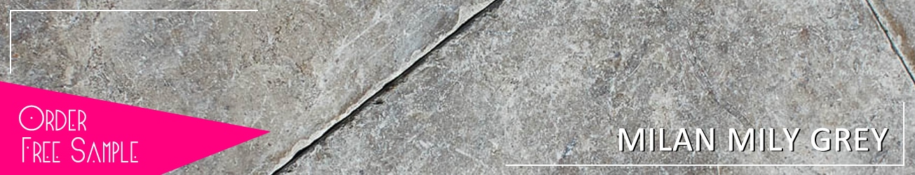 Milan (Milly Grey) Limestone Tiles - Authentic Stone