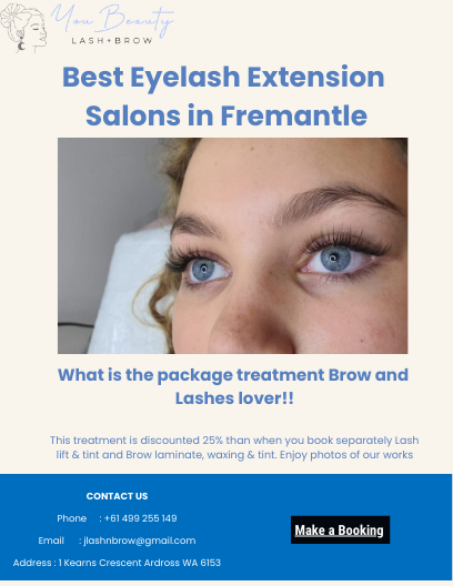 Best Eyelash Extension Salons in Fremantle - by youbeauty australia [Infographic]