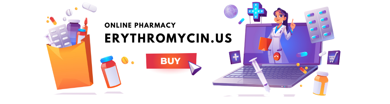 Buy Erythromycin 250,500mg online for sale antibiotic to treat infections.