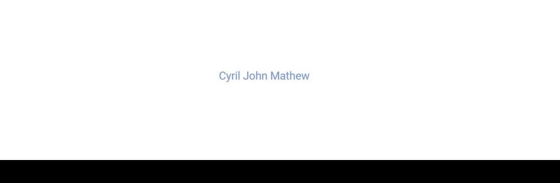 Cyril John Mathew Cover Image