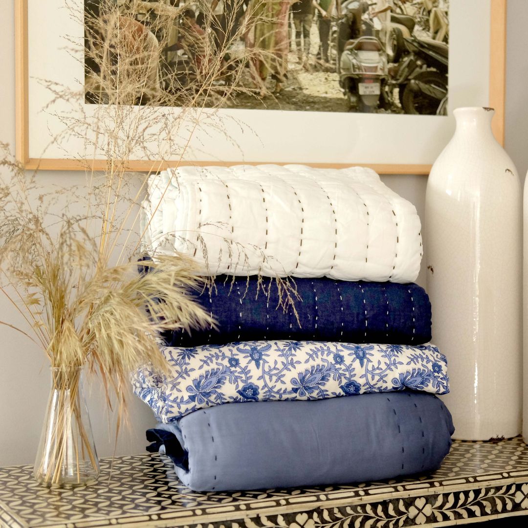 TRANSFORM YOUR BEDROOM WITH INDIA INK'S REVERSIBLE INDIAN BLOCK PRINT DUVET COVERS