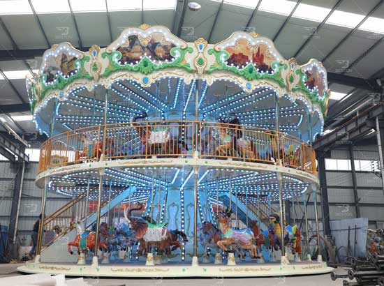 Grand Double Decker Carousel Rides for Sale - Beston Amusement Rides