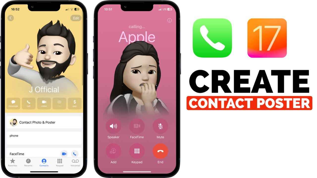 How to Create Contact Posters in iOS 17 on iPhone